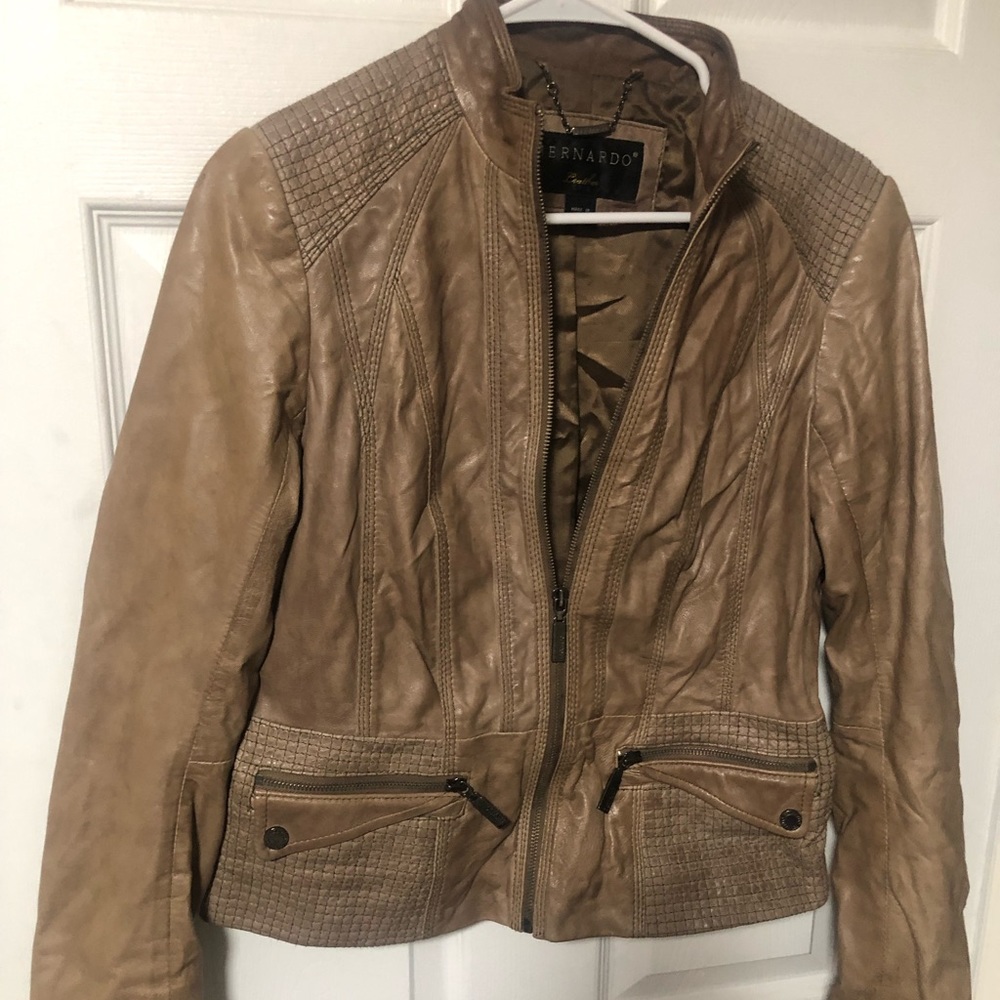 Bernardo genuine leather jacket